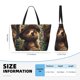 thumbnail image 4 of Disketp Jungle Hat Bear Bolsa de Playa de Gran Capacidad, Bolso Impermeable y a Prueba de Arena para Mujer, Ideal para Playa, Piscina y Natación, 4 of 7