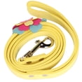 thumbnail image 2 of ZOUSSIQI Beautiful Flower Pet Pulling Rope Puppy Dog Pulling Cable Leash (Yellow) CW2519#590, 2 of 11