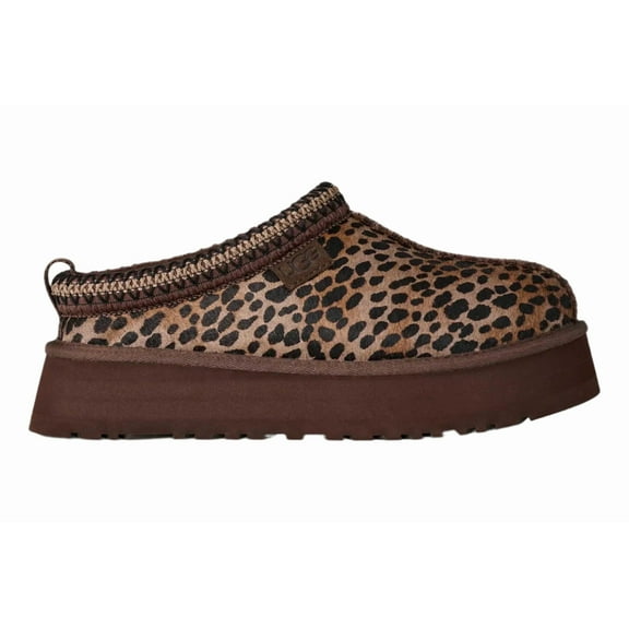 UGG Tazz Slipper Caspian Leopard Print Burnt Cedar (Women's)