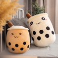 thumbnail image 5 of Juguete De Peluche, Almohada De Felpa De Té De Burbujas, Cojín Decorativo De Felpa, Regalo De Cojín Gordito De Muñeco De Peluche Lindo, Marrón35cm, 5 of 5