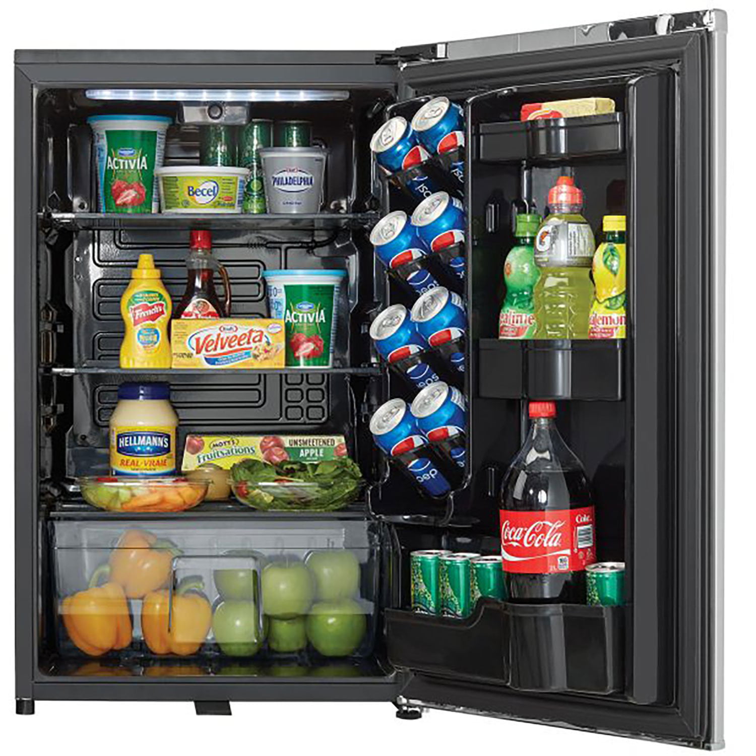 Danby 4 4 Cu Ft Mini All Refrigerator Dar044a6ldb Metallic Red Walmart Com Walmart Com