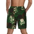 thumbnail image 4 of Haiem Camouflage Skull Mens Swim Trunks with Compression Liner 2 in 1 Swimming Shorts Stretch Swimwear Quick Dry,Board Shorts-3X-Large, 4 of 9