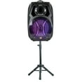 thumbnail image 2 of QFX SBX-1531 Powered Bluetooth Party Speaker with Wireless Microphone, 2 of 4