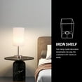 thumbnail image 3 of HEALEEP lamp shade for table lamps Table Lamp Cover Iron Square DIY Lampshade 1Pack, 3 of 8