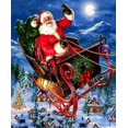 thumbnail image 1 of GATYZTORY-pintura de diamantes con marco de Papá Noel, mosaico de diamantes para adultos y niños, regalo, arte de pared, decoración de artesanía para Navidad, 1 of 4