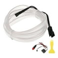 thumbnail image 1 of Cuerda de luz LED EL de 2m Unique Bargains, tira de luz brillante para iluminación interior de automóviles, luz de neón flexible para decoración de automóviles, encendedor de cigarrillos (12v) blanca, 1 of 1
