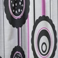thumbnail image 4 of Designart 'Circular Retro Pattern' Mid-Century Modern Curtain Panel, 4 of 5