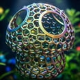 thumbnail image 6 of Betta Fish Tank Decor, Red Honeycomb Decorations, Fish Aquarium Decor, Fish Tank Accessories, 3.5X3.5 in Hollow Red Mushroom Cave, Offers Small Fish and Shrimp Ample Hiding Spots,, 6 of 7