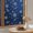 Navy Blue-2, variant on Window Privacy Film Decorative, Blue Ombre Christmas Stained Glass Window Film for Home Front Door, Xmas Snowflakes Winter Non-Adhesive Rainbow Windows Sticker Cling Tint 17.7"x39.3"