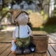 thumbnail image 5 of Estatua de resina, linda maceta, contenedor, expositor, organizador, figura única Estatua del niño, 5 of 6