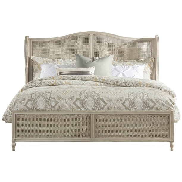 Hilale Furniture Sausalito King Cane, French Cane Bed Frame Queen Size