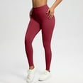 thumbnail image 6 of REALiKUN Hidden Scrunch Butt Workout Leggings for Women Seamless Mid Low Waist 25" Impact Yoga Pants, 6 of 8
