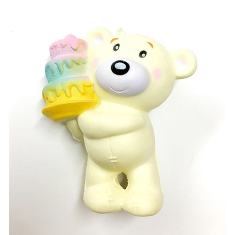 Cp Cute Jumbo Soft Slow Rising Squishies Teddy the Birthday Bear Animal Squishy Toy Extra Soft 5