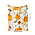 thumbnail image 3 of Cute Halloween Blankets Soft Ghost Pattern Throw Blanket, Fall Throw Blanket Farmhouse Holiday Decor for Home Living Room Sofa Couch Bed Travel Gifts, 3 of 8