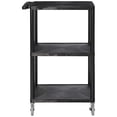 thumbnail image 3 of Offex Utility Cart - 3 Shelves Structural Foam Plastic, 3 of 5