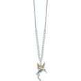 thumbnail image 2 of Sterling Silver Rhod-Pltd Cz/Crystal Hummingbird 16In W/2In Ext Necklace (Width 16.4) (Length 18) - Jbsp, 2 of 5