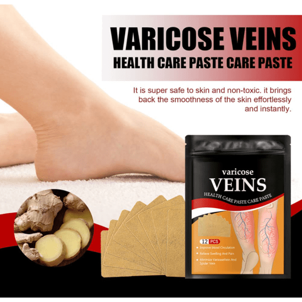 Veinhealth Varicose Veins Treatment Patch Spider Vein for Legs Edema Nerve Pain