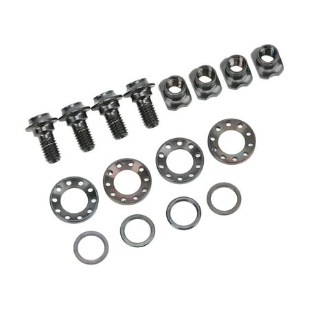 

Bike Brake Screws Accurate Threads Hollow Design TitaniumAlloy Black Bike C Clamp Screws For Road