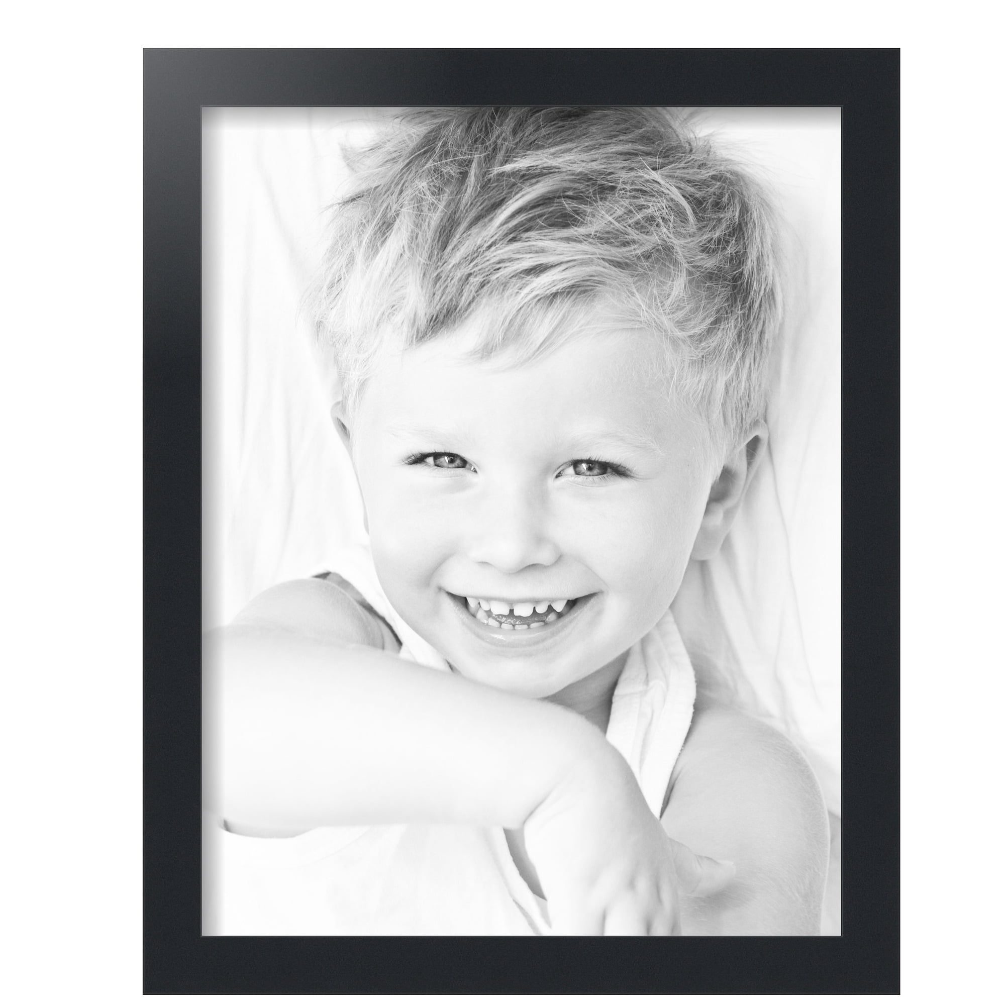 ArtToFrames 14x18 Inch Black Picture Frame, This Black MDF Poster Frame is Great for Your Art or Photos, Comes with Regular Glass (3943)