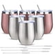 thumbnail image 1 of Vasos de Vino Térmicos YEBTS Life 350 mL Pack de 6 de Acero Inoxidable, 1 of 7