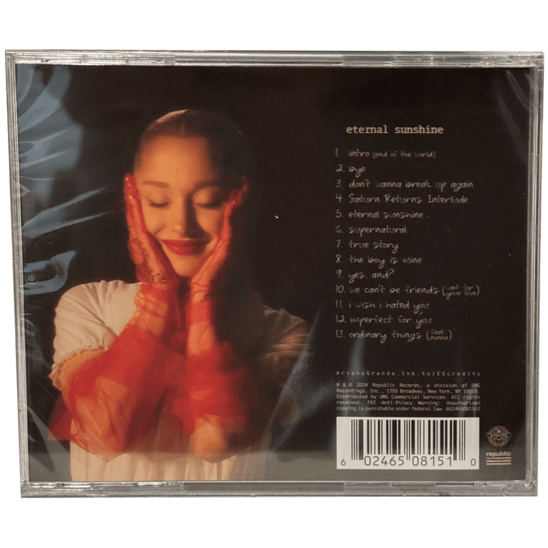 Ariana Grande Signed CD - Eternal Sunshine (Signature Styles