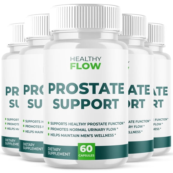 Healthy Flow Prostate Support Advanced Formula Pills Max Strength Wellness Support Supplement 300 Capsules
