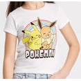 thumbnail image 4 of Pokemon Girls Pikachu and Eevee T-Shirt, Sizes 4-16, 4 of 4