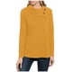 thumbnail image 1 of Blusa Casual Odeerbi para Mujer de Manga larga con botones y cuello de pila Sólido, 1 of 7