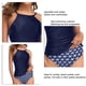 thumbnail image 4 of Traje de baño para mujer Correas de cuello regulables Talle alto Estilo casual Trajes de baño divididos elegantes y cómodos para fiestas en la playa Tipo 6 M, 4 of 5