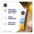 thumbnail image 3 of Protector solar facial NIVEA SUN Control de Brillo efecto matificante de larga duración fps 50+ 50 ml, 3 of 4