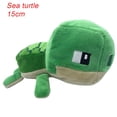 thumbnail image 1 of Mine-craft Sea Turtle Plush Toy Stuffed Animal 5" Soft Doll Children Gift, 1 of 4