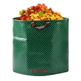 thumbnail image 2 of Reusable Yard Waste Bag 106 Gallon 400L Extra Large Leaf Storage Container • Heavy Duty Waterproof Garden Trash Barrel • Folding Reusable Lawn Debris Bin, 2 of 6