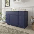 thumbnail image 5 of 48" Freestanding Bathroom Vanity Cabinet without Top in Blue, 5 of 6