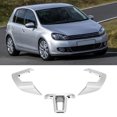 thumbnail image 3 of Lot de 3 autocollants chromés pour volant de voiture, décoration adaptée à la Golf 6/MK6, 3 of 4
