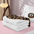 thumbnail image 5 of Erosebridal Billiard Zipper Twin Comforter Sets with Fitted Sheet and 2 Pillowcases Pink Zipper Bedding Set, Pink White, Pink Reversible, 5 of 7
