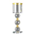 thumbnail image 1 of Elegante candelabro de candelabros para decoración, centro de de banquete Zulema Candelero de cristal, 1 of 8