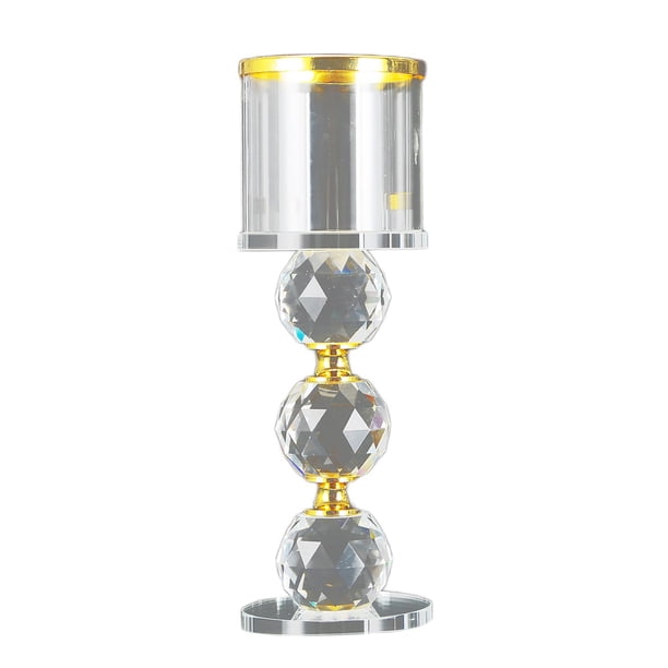 Elegante candelabro de candelabros para decoración, centro de de banquete Zulema Candelero de cristal