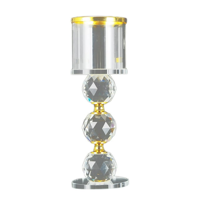 Elegante candelabro de candelabros para decoración, centro de de banquete Zulema Candelero de cristal
