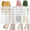 thumbnail image 2 of Cagogo Women Plus Size Two Piece Set Round Neck 3/4 Sleeve Blouse Wide Leg Pants Casual Solid Boho Loose Matching Outfits Summer Business Cruise Travel Clothes, Green XL, 2 of 7