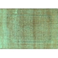thumbnail image 1 of Ahgly Company Machine Washable Indoor Rectangle Persian Turquoise Blue Traditional Area Rugs, 5' x 7', 1 of 4