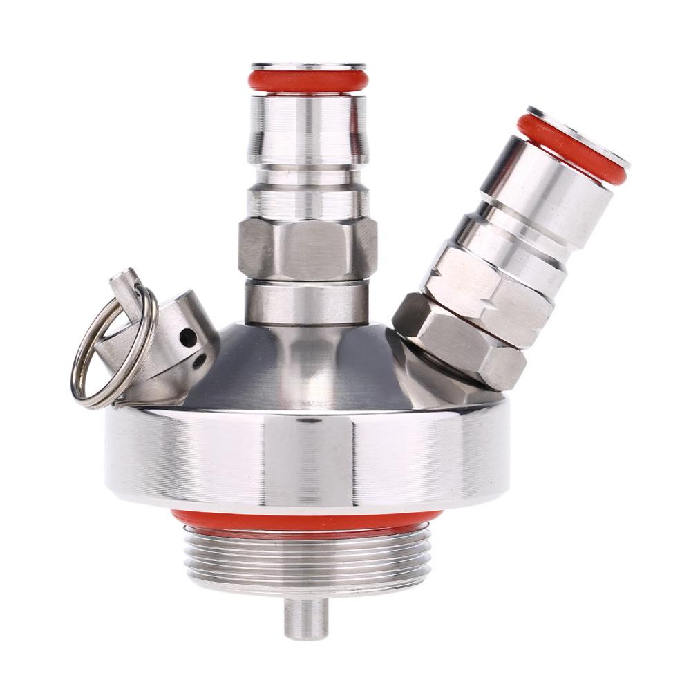 HERCHR Stainless Steel Beer Spear Quick Fitting Connector for Home Brew