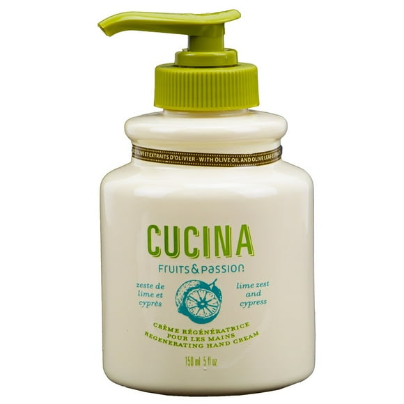 Fruits & Passion Cucina Lime Zest and Cypress Regenerating Hand Cream 5 Ounces