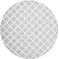 thumbnail image 2 of SAFAVIEH Cambridge Kenneth Geometric Wool Area Rug, Light Blue/Ivory, 6' x 6' Round, 2 of 5