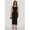 thumbnail image 2 of Womens Ribbed Knit Side Slit Cami Maxi Dress, 2 of 4