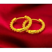 Lady's Hoops 22K 23K 24K Thailand gold gold GP jewelry  Earring