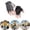 Grey, variant on RTKFRFLM Kids Outdoor Cycling Gloves Half Finger Breathable Non Sports Mittens for Boys Girls Biking Skating Physical Training Exercise Accessories Green 4-6