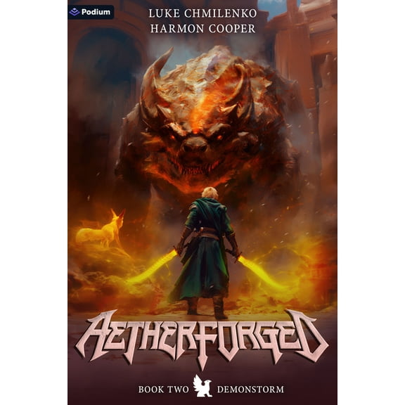 Aetherforged Demonstorm: A Litrpg Progression Fantasy, Book 2, (Paperback)