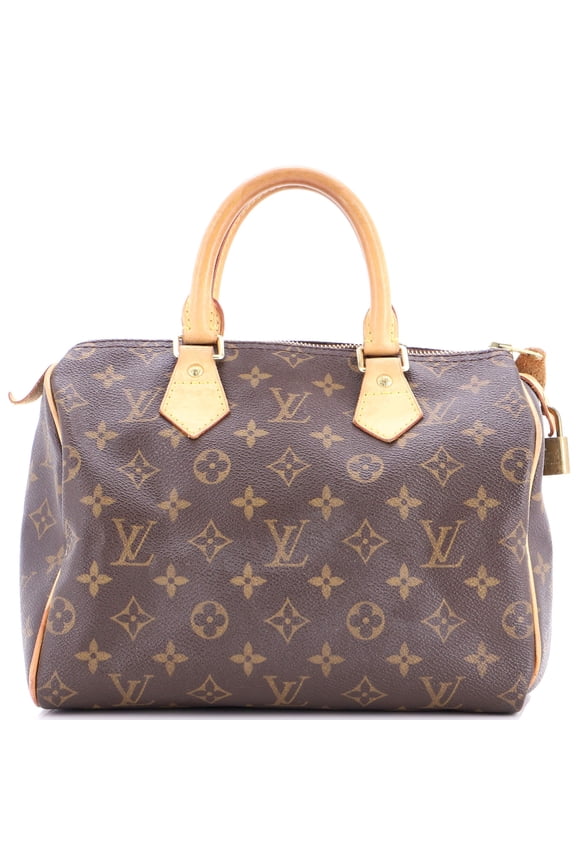 Pre-Owned Speedy Handbag Monogram Canvas 25 By Rebag