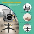 thumbnail image 5 of PayLessHere Mesh Home Office Chair , Lumbar Support Armrest Ergonomic Desk Chair For Adults, Grey, 5 of 7
