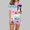 Pink, variant on Ayolanni Womens Pajamas Sets Button Down 2 Piece Short Sleeve Tops and Shorts Pjs Cute Loose Graphic Loungewear Sleepwear Sets L